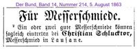 1863 Schluchter Christian, Lausanne