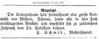 1857 Schmid F., Murten