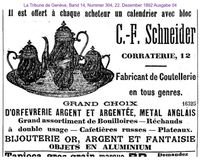 1892 Schneider C. F., Genf