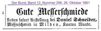 1861 Schneider Daniel, Milden II