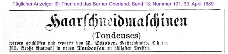 1889 Schoder Fr., Thun II
