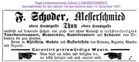 1891 Schoder F., Thun IIIII