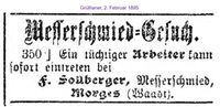 1895 Sollberger F., Morges