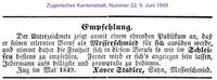 1849 Stadler Xaver Sohn, Zug