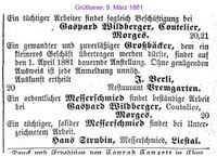 1881 Str&uuml;bin Hans, Liestal