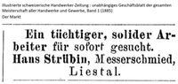 1885 Str&uuml;bin, Liestal