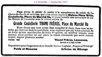 1917 Wille Hans, Thomi Freres, La Chaux de Fonds II