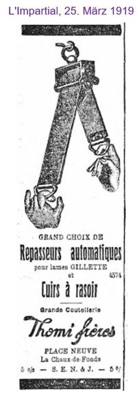 1919 Thomi Freres, La Chaux de Fonds II
