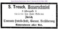 1896 Tresch S., Z&uuml;rich