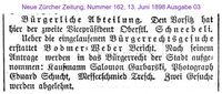 1898 Tresch Samuel, Z&uuml;rich II