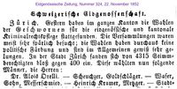 1852 Waser Sohn, Z&uuml;rich I