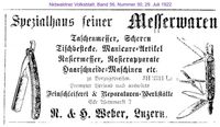 1922 Weber R. und H., Luzern I