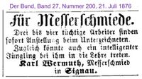1876 Wermuth Karl, Signau
