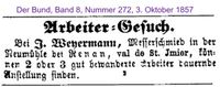 1857 Weyermann J., Renan