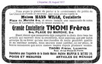 1917 Wille Hans, Thomi Freres, La Chaux de Fonds I